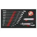 YATO Modularer Werkzeugwagen mit Werkzeugen 78 Teile