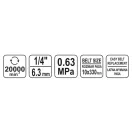 YATO Pneumatischer Bandschleifer 10 x 330 mm