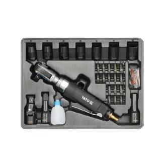 YATO Druckluft-Ratschenschlüssel-Satz 29-teilig CrV