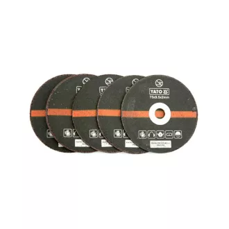   YATO Trennscheibe für Metall 75 x 9,5 x 2,0 mm für YT-0993 (5 Stück)