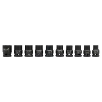   YATO Maschinen-Steckschlüsselsatz 10-teilig 1/2" 10-22 mm CrMo