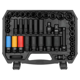 YATO Schlagschrauber-Bitset, 64-teilig, 1/2"