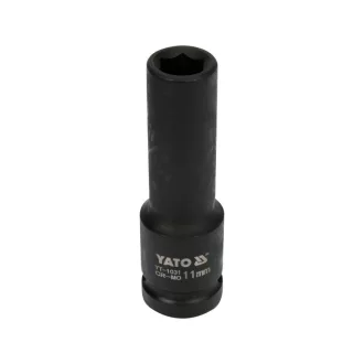YATO Maschinenlanger Steckschlüssel 1/2" 11 mm CrMo