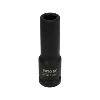 YATO Maschinenlanger Steckschlüssel 1/2" 12 mm CrMo