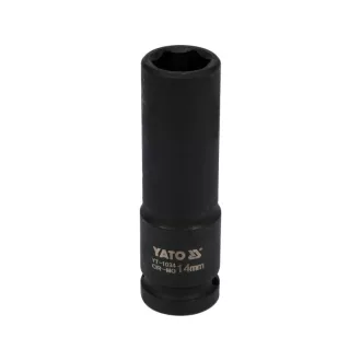 YATO Maschinenlanger Steckschlüssel 1/2" 14 mm CrMo