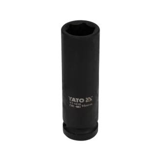 YATO Maschinenlanger Steckschlüssel 1/2" 16 mm CrMo
