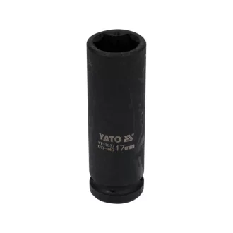YATO Maschinenlanger Steckschlüssel 1/2" 17 mm CrMo