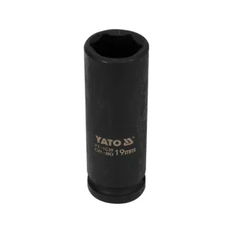 YATO Maschinenlanger Steckschlüssel 1/2" 19 mm CrMo