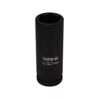 YATO Maschinenlanger Steckschlüssel 1/2" 21 mm CrMo