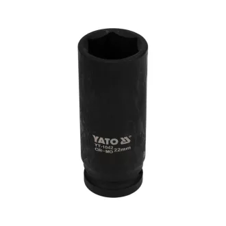 YATO Maschinenlanger Steckschlüssel 1/2" 22 mm CrMo