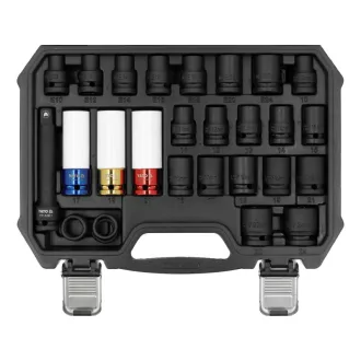 YATO Maschinenschlüssel-Set 24-teilig 1/2"