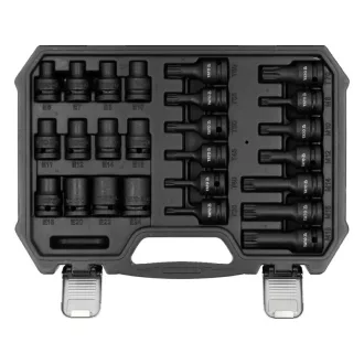 YATO Schlagschrauber-Bit-Set 25-teilig 1/2"