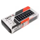 YATO Maschinen-Steckschlüsselsatz mit langem Bit, 8-teilig, Torx 1/2 Zoll T30-T80 CrMo