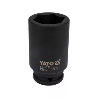 YATO Maschinenlanger Steckschlüssel 3/4" 36 mm CrMo