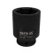 YATO Maschinenlanger Steckschlüssel 3/4" 50 mm CrMo