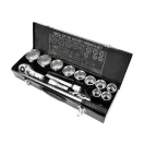 YATO Steckschlüsselsatz 15-teilig 3/4" 30-60 mm CrV