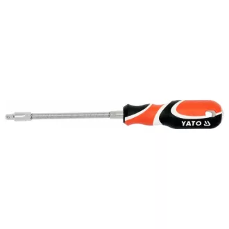   YATO Flexibler Schraubendreher für Steckschlüssel 1/4" 150 mm