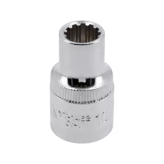 YATO Steckschlüssel Spline 1/2" 10 mm CrV