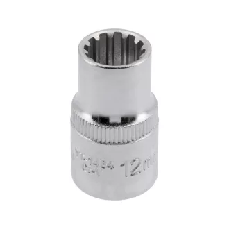 YATO Steckschlüssel Spline 1/2" 12 mm CrV