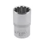 YATO Steckschlüssel Spline 1/2" 17 mm CrV