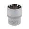 YATO Steckschlüssel Spline 1/2" 23 mm CrV