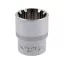 YATO Steckschlüssel Spline 1/2" 23 mm CrV