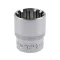 YATO Steckschlüssel Spline 1/2" 27 mm CrV