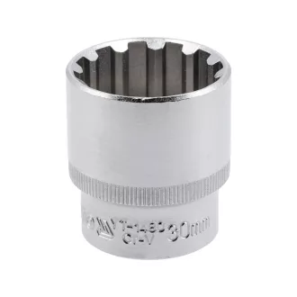 YATO Steckschlüssel Spline 1/2" 30 mm CrV