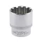 YATO Steckschlüssel Spline 1/2" 30 mm CrV