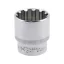 YATO Steckschlüssel Spline 1/2" 30 mm CrV