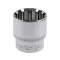 YATO Steckschlüssel Spline 1/2" 32 mm CrV