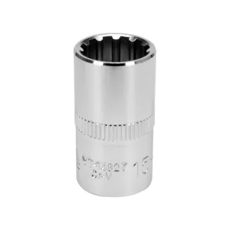 YATO Steckschlüssel Spline 1/2" 15 mm CrV