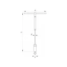 YATO T-Schlüssel 8 mm / 310 mm mit Drehgriff CrV