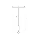 YATO T-Schlüssel 8 mm / 310 mm CrV