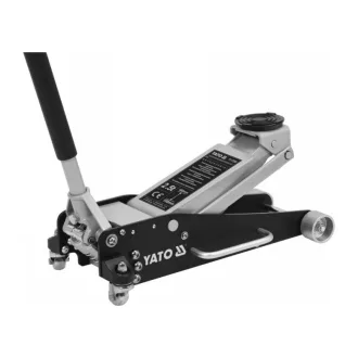   YATO Hydraulische Krokodilhebebühne 2,5 t Doppelkolben Aluminium