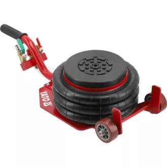 YATO Pneumatischer Wagenheber mit Rollen, 4 T