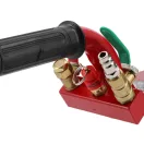 YATO Pneumatischer Wagenheber mit Rollen, 4 T