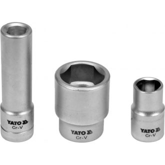   YATO 3-teiliger Steckschlüsselsatz für Bosch VE Einspritzpumpe 1/2" CrV