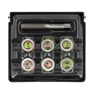 YATO Ölablassschrauben-Gewinderichtsatz 7-teilig