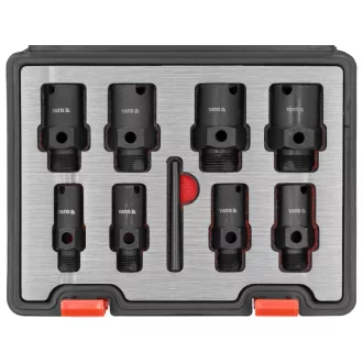   YATO Gewindereparatur-Set für Innen- und Außengewinde, 9-teilig