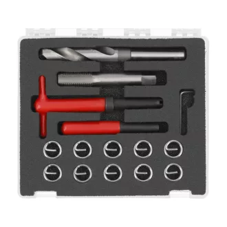 YATO Gewindereparatur-Set 30-teilig M16 x 2 mm