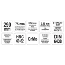 YATO Plattenschneideschere gerade 290 mm