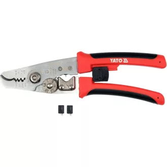   YATO Kabelschneider und Abisolierzange 200 mm/10,5 mm/1,0-4,0 mm2