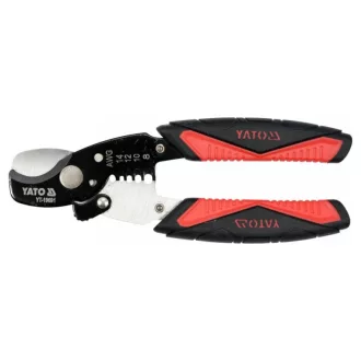   YATO Kabelschneider und Abisolierzange 170 mm/10,5 mm/1,6-3,2 mm2