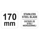 YATO Technische Schere 170 mm Inox
