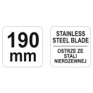 YATO Technische Schere 190 mm Edelstahl