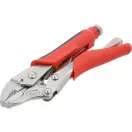 YATO Gebogene selbstsperrende Zange 140 mm mit gummiertem Griff