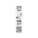 YATO Verstellbarer Gabelschlüssel 0-49 / 375 mm