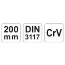 YATO Verstellbarer Ringschlüssel 0-32 / 210 mm CrV