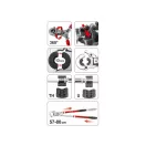 YATO Krimp-Set 9-teilig für Pex-AL-Pex Pipes